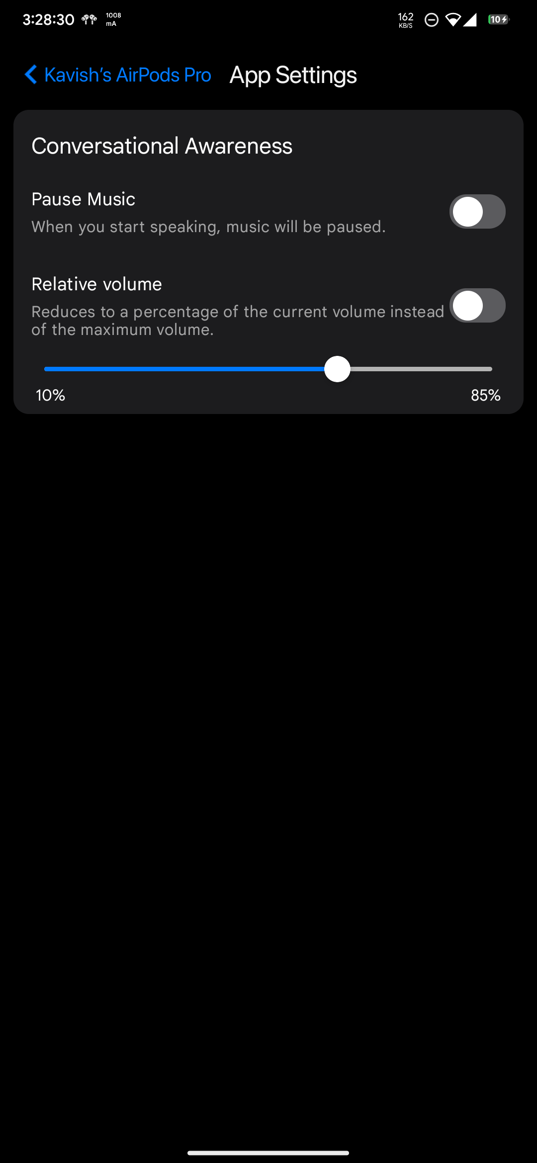Customizations